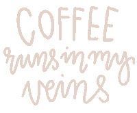 Coffee Time Heart Sticker