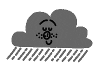 Rain Cycling Sticker by thomas slater
