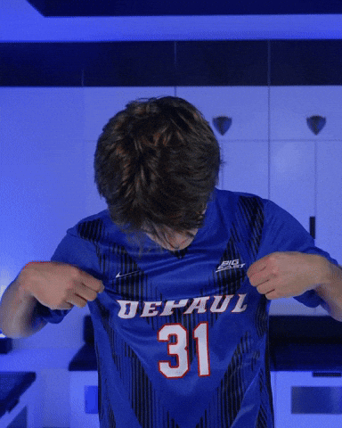 Mens Soccer GIF by DePaul Blue Demons