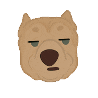 Dog Sticker by Ann of Facedit