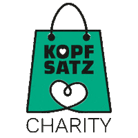 KOPFSATZ heart shop herz charity Sticker