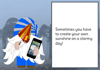 Heavy Rain Gnome GIF