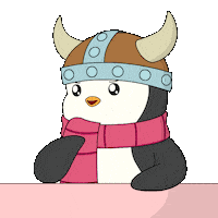 Not Cool No Sticker by Pudgy Penguins