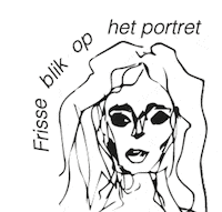 Hogeogen hoge ogen breitner academie frisse blik op het portret Sticker