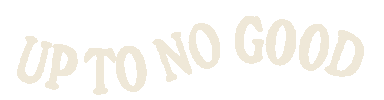 Up To No Good Sticker by Poppy Deyes