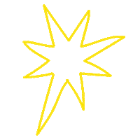 cerebraIC star sting cerebra Sticker