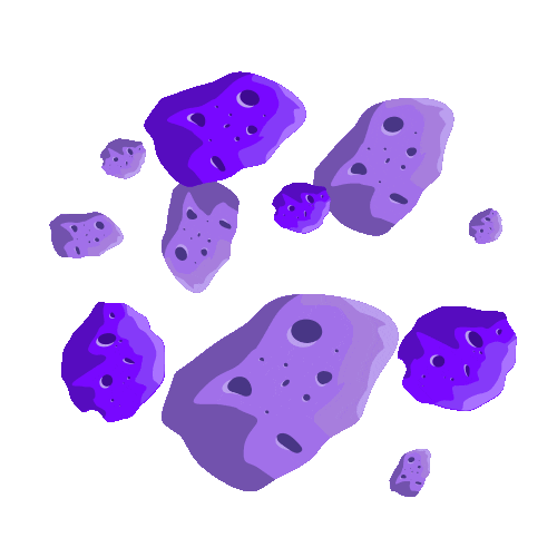 To The Moon Space Sticker by Ripio