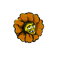 NicholeMK flower wink flower face nicholemk Sticker