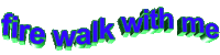 twin peaks fire Sticker by AnimatedText