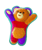 Happy Teddy Bear Sticker by Unilever Turkiye