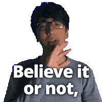 Believe It Or Not Wow Sticker