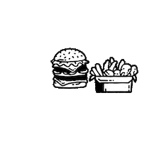 Hungry Heart Sticker by Burgerheart