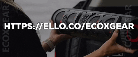 ecoxgear-australia giphygifmaker soundtrack portable speakers waterproof speakers GIF