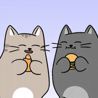 Snacking Best Friends GIF by MESA My Emotional Support Animal