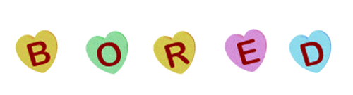 Candy Hearts Sticker by AnimatedText