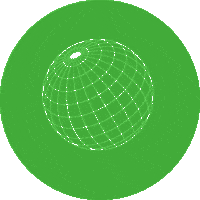 unkover-official green world 2021 earth Sticker