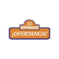 hipermaxiscz bolivia oferta supermercado descuento Sticker