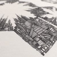 close up artist GIF by Alex Evans Art