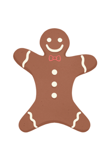 Gingerbread Man Wave Sticker by Hallmark Channel
