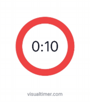 visualtimer 10 seconds 10 sec visual timer ring timer GIF