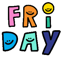 Friday Weekend Sticker by Happy Seoul Project