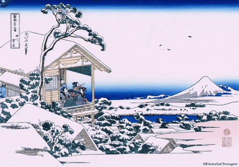 Pamela Chougne Hokusai GIF
