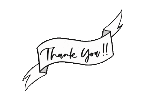 Thanks 白 Sticker