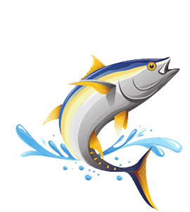 Travel Fish Sticker by Alsherry Experiences