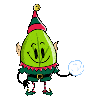 Christmas Snow Sticker by 80 Acres Farms