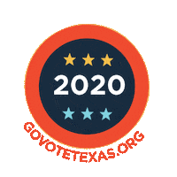 progress_texas 2020 vote election voting Sticker