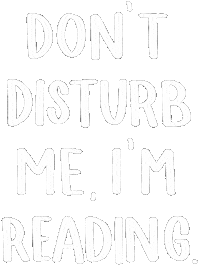 artbymiriam white book lettering books Sticker