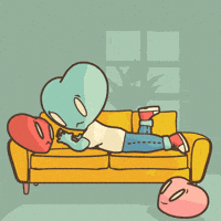 Tired Relax GIF by LT3 Creations