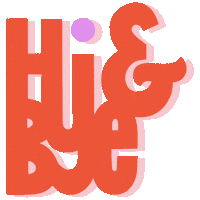 Bye Bye Hello Sticker