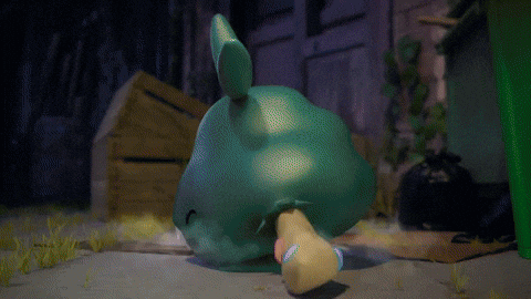 Happy Trash GIF by Pokémon