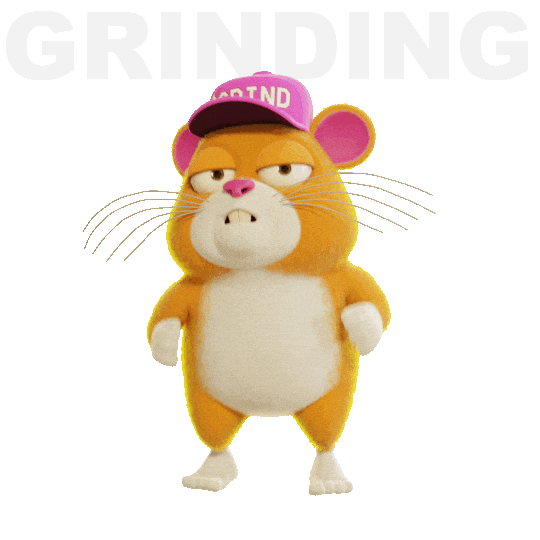 Lock In Hamster Sticker by Grind