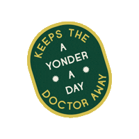 YonderCider wenatchee born to roam yonder cider seattle cider Sticker