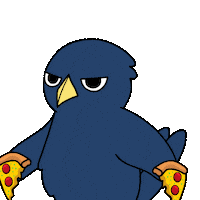 Fast Food Pizza Sticker by Ordinary Frends