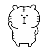 Tiger Sticker by yoyoyon