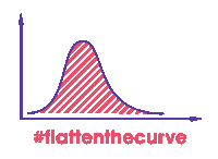 Break The Chain Stay Home Sticker by Fox & Co Design