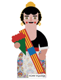 Valencia Ofrenda Sticker by Xoan Viqueira