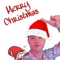 Santa Claus Christmas Sticker