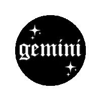 Zodiac Gemini Sticker by Artemis Accessories