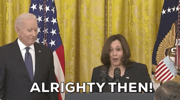 Kamala Harris Alrighty Then GIF by GIPHY News