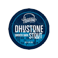 Hobsonsbrewery hobsons hobsons brewery dhustone dhustone stout Sticker