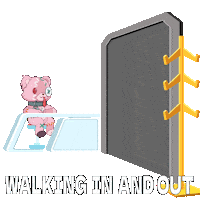 Awkward Walk In Sticker by Masters of Mayhem