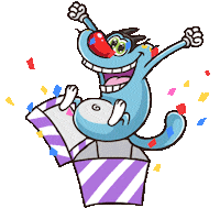 Cartoon Olivia Sticker by Oggy and the Cockroaches