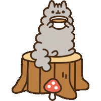 Cat Sticker by Pusheen