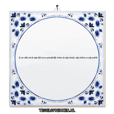 Troost Verlangen Sticker by Tegelspreuken.nl