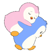 I Love You Hug Sticker by Pudgy Penguins