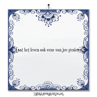 Moment Wijsheid Sticker by Tegelspreuken.nl